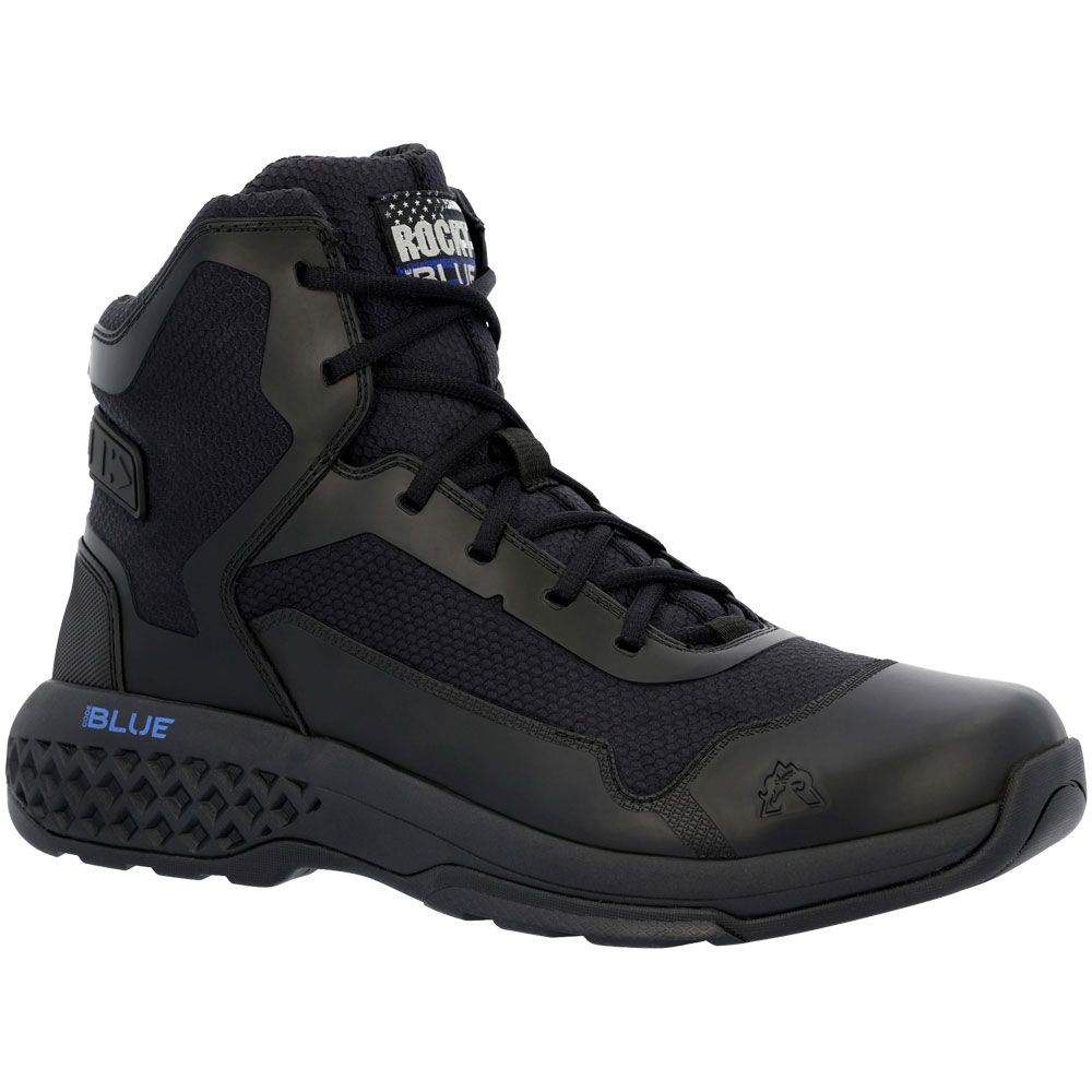 Rocky Code Blue RKD0106 5" Duty Non-Safety Toe Work Boots - Mens Black