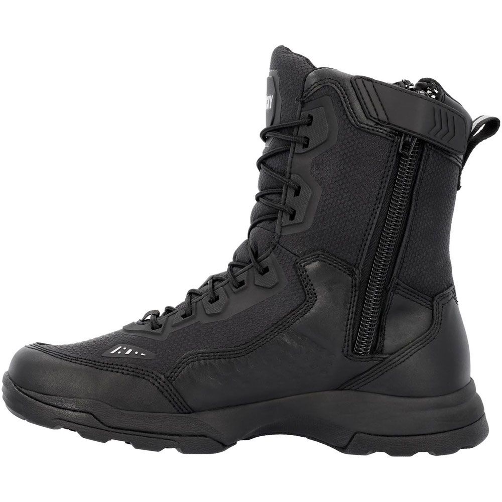 Rocky Tac One RKD0111 Non-Safety Toe Work Boots - Mens Black Back View