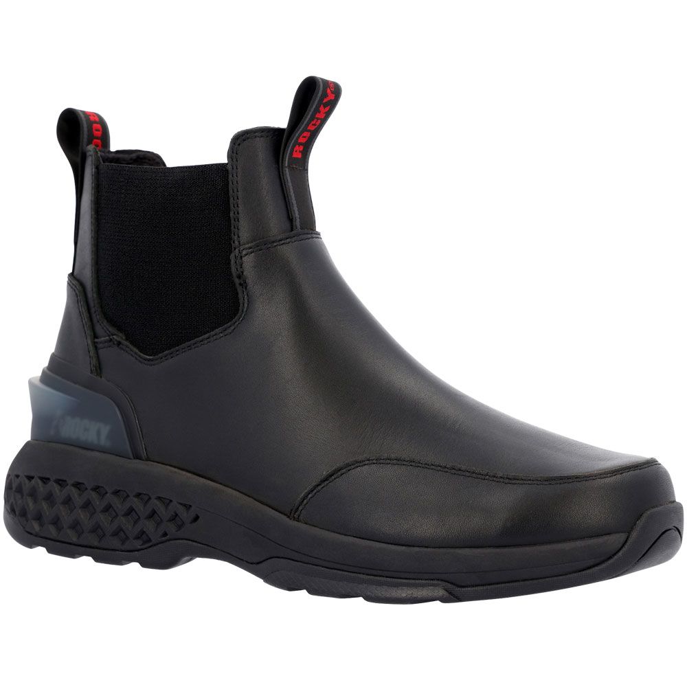 Rocky Code Red Station Non-Safety Toe Work Boots - Mens Black