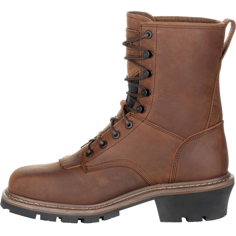 Rocky Rkk0276 Non-Safety Toe Work Boots - Mens Brown Back View