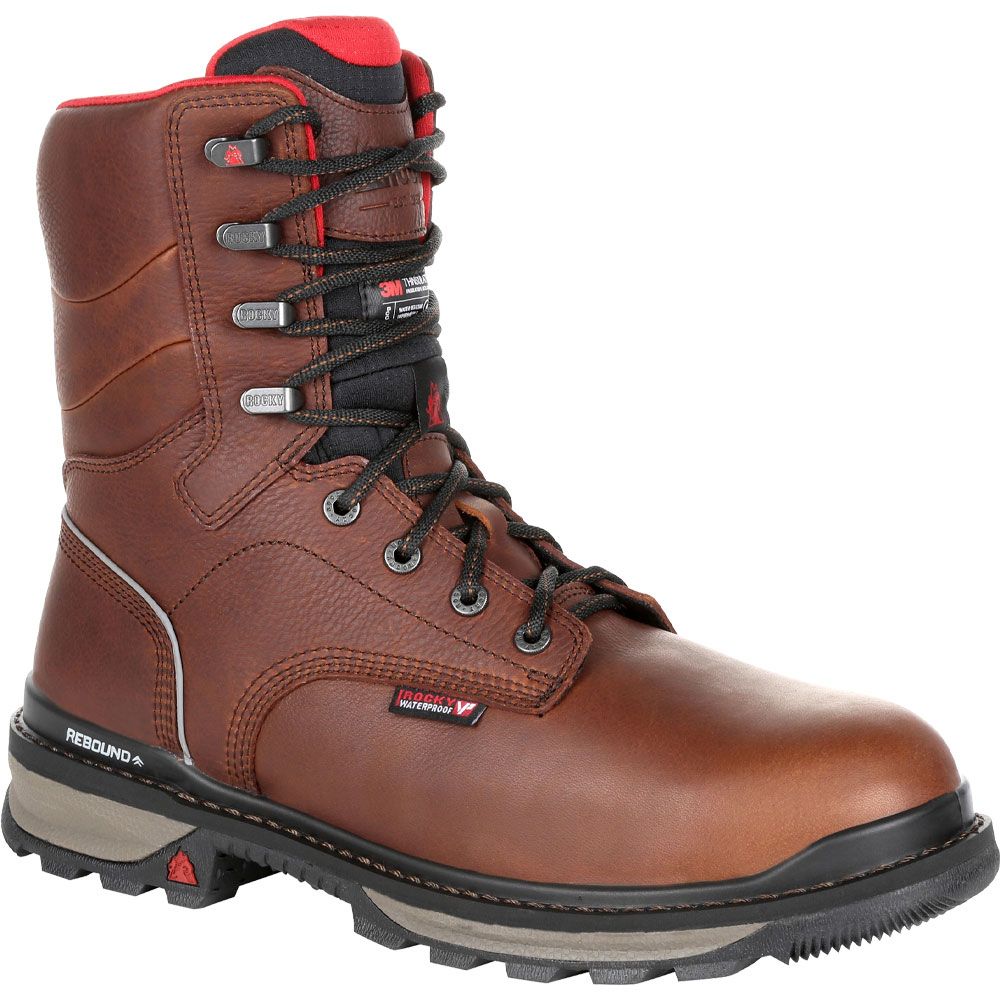 Rocky Rkk0284 Composite Toe Work Boots - Mens Brown