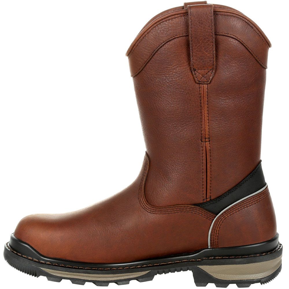 Rocky Rams Horn RKK0315 Mens Composite Toe Work Boots Brown Back View