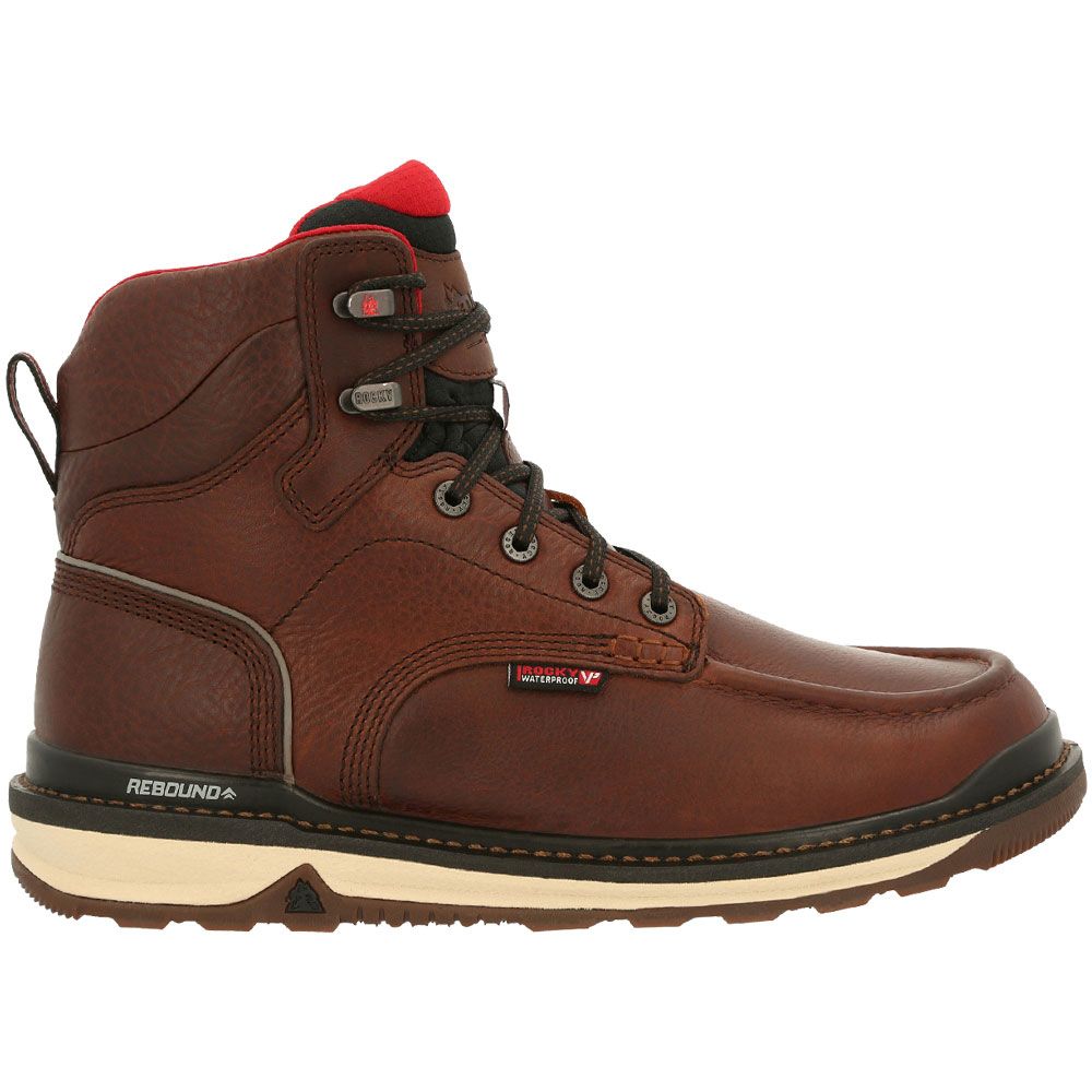 Rocky Rams Horn RKK0321 Mens Non-Safety Toe Work Boots Brown