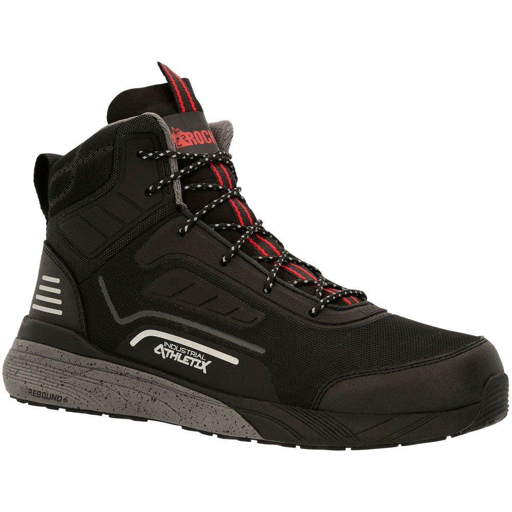 Rocky Industrial Athletix RKK0347 Mens Composite Toe Work Boots Black