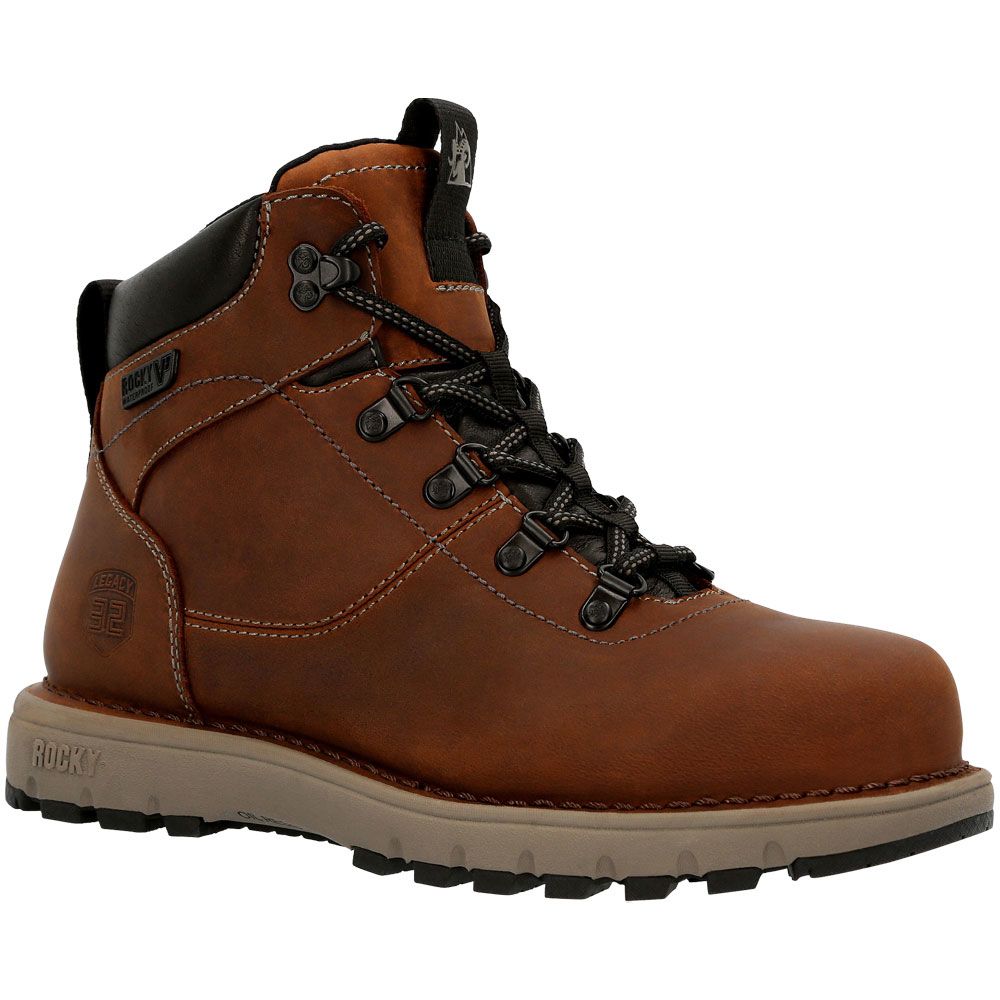 Rocky Legacy 32 RKK0350 Womens Composite Toe Work Boots Brown