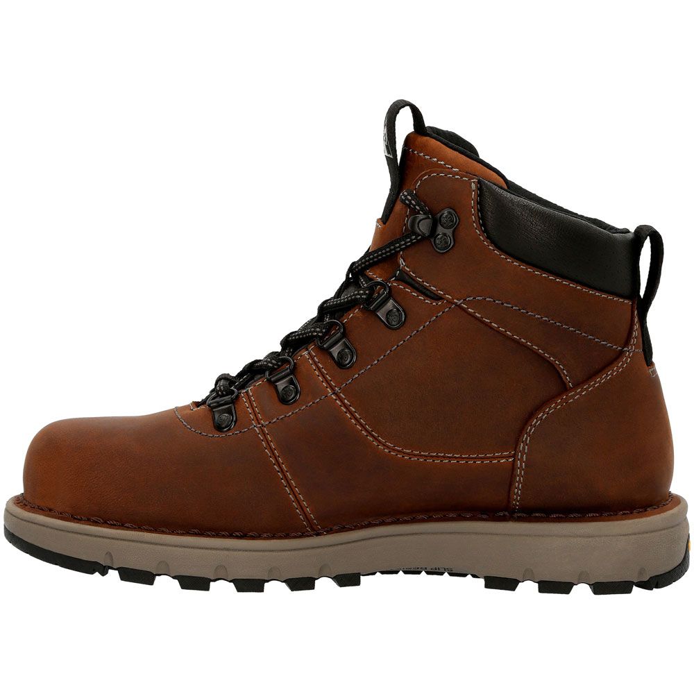 Rocky Legacy 32 RKK0350 Womens Composite Toe Work Boots Brown Back View