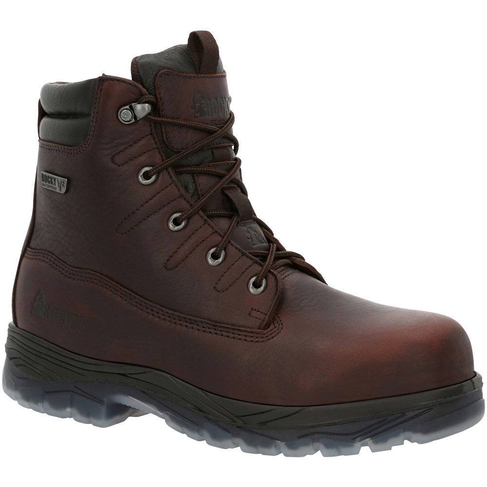 Rocky Rkk0356 Composite Toe Work Boots - Mens Brown