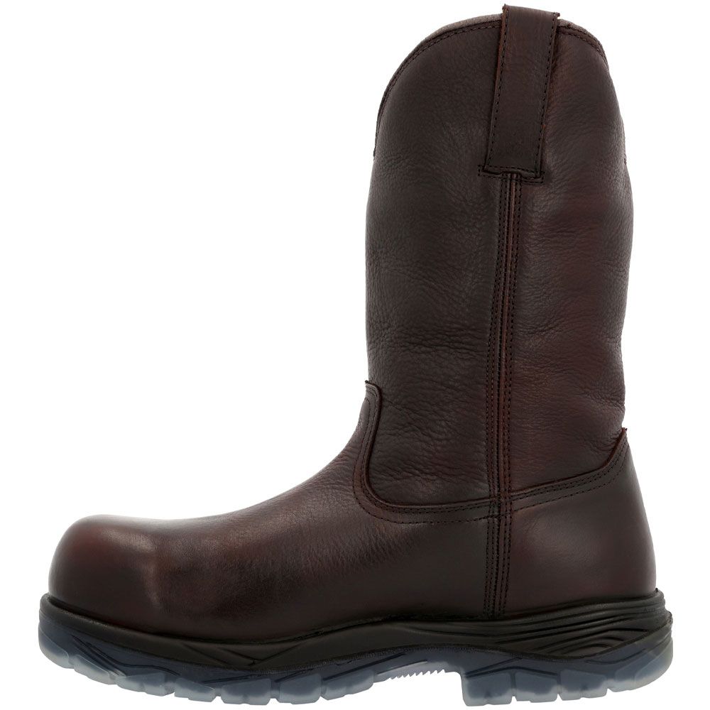 Rocky Forge RKK0389 Mens Composite Toe Work Boots Brown Back View