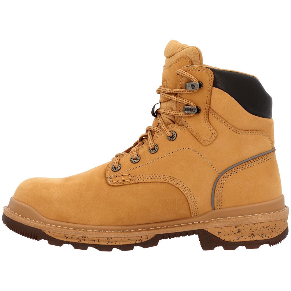 Rocky Rams Horn RKK0392 Composite Toe Work Boots - Mens Wheat Back View