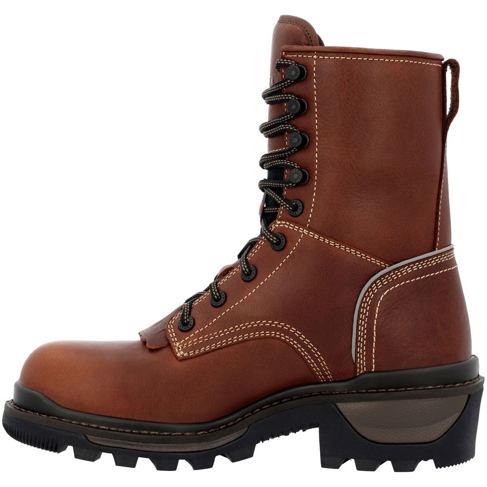 Rocky Rams Horn RKK0397 Composite Toe Work Boots - Mens Brown Back View