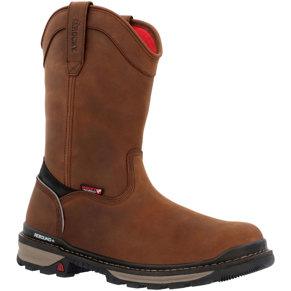 Rocky Rams Horn RKK0398 Non-Safety Toe Work Boots - Mens Brown