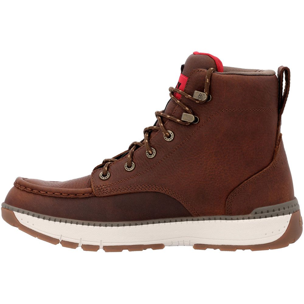 Rocky Rkk0434 Non-Safety Toe Work Boots - Mens Brown Back View