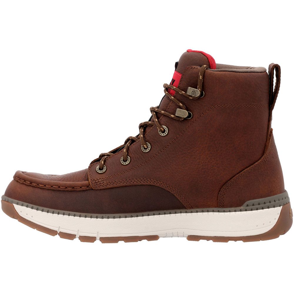 Rocky Rkk0435 Composite Toe Work Boots - Mens Brown Back View