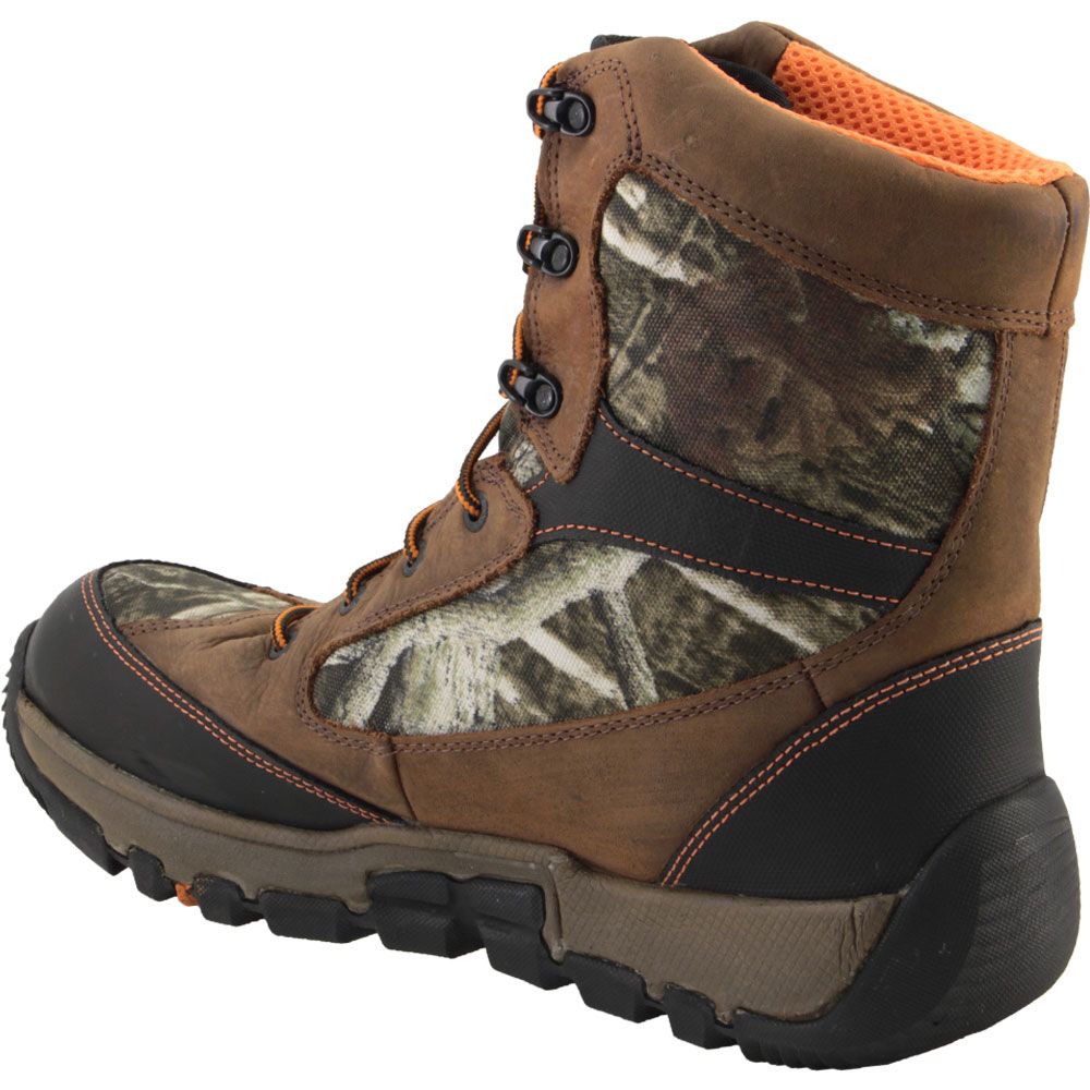 Rocky Ram Hunting Camo Winter Boots - Mens Camouflage Back View