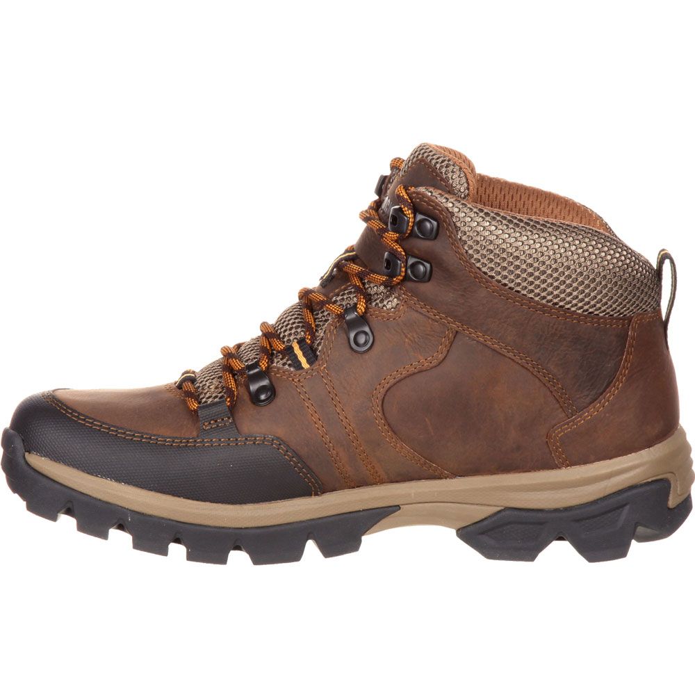 Rocky Rks0300 Hiking Boots - Mens Brown Back View