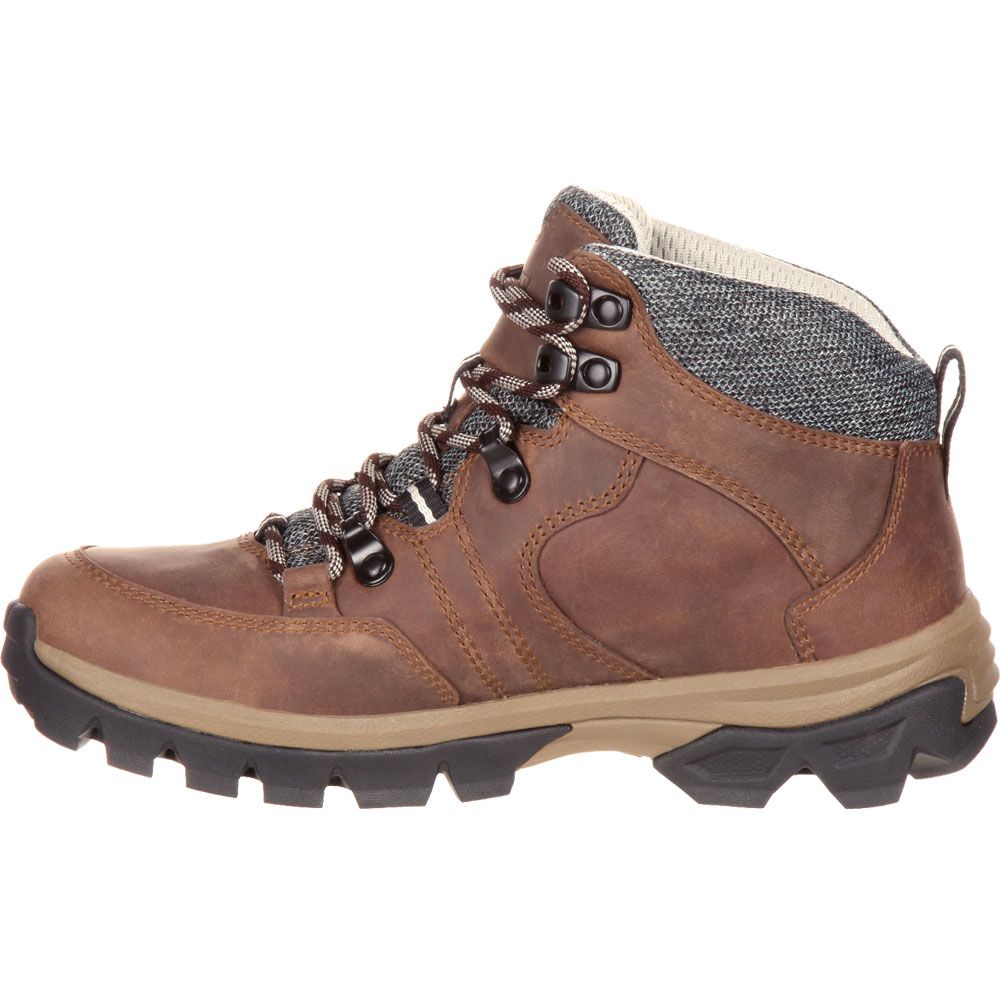 Rocky Rks0301 Hiking Boots - Womens Brown Back View