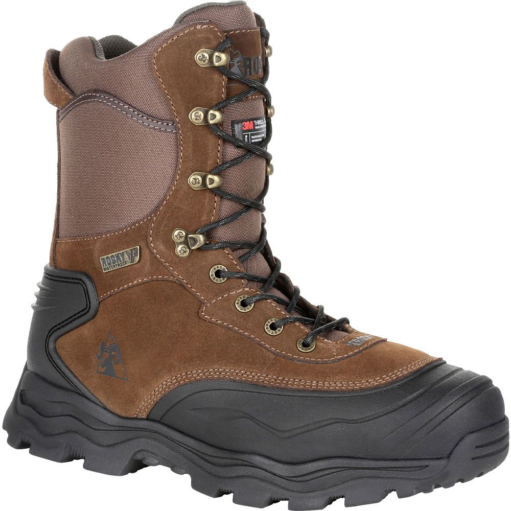 Rocky Multi-Trax 800G Rks0417 Mens Insulated Hunting Boots Brown