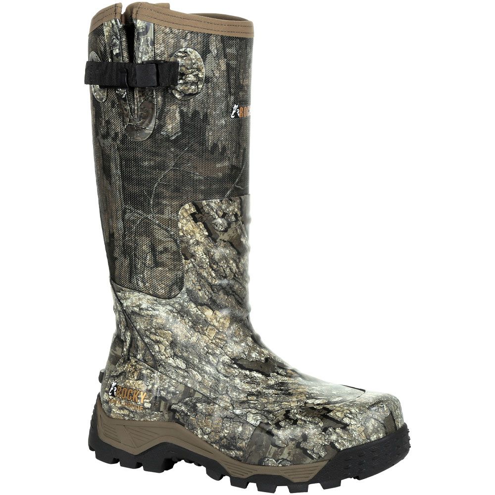 Rocky Sport Pro Rks0450 Mens Rubber Pull On Winter Boots Realtree Timber Camo