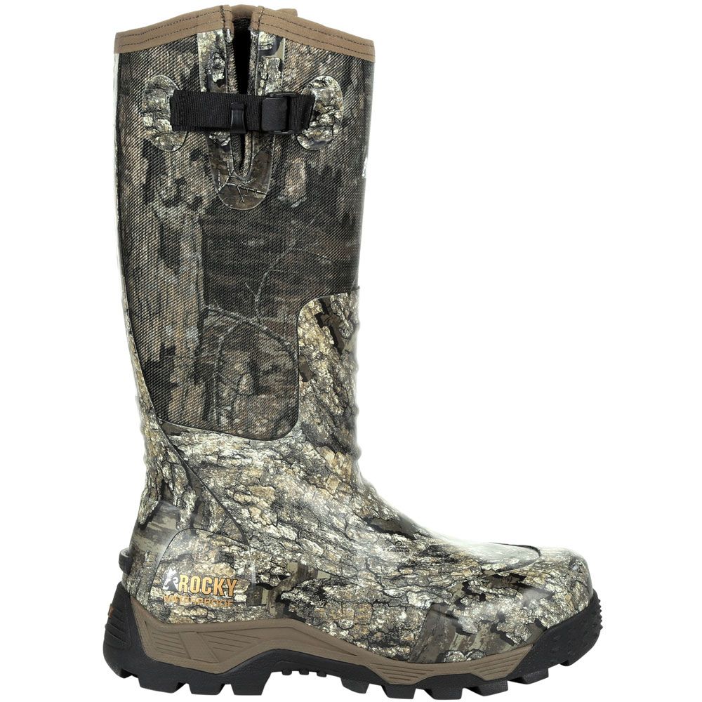 Rocky Sport Pro Rks0450 Mens Rubber Pull On Winter Boots Realtree Timber Camo
