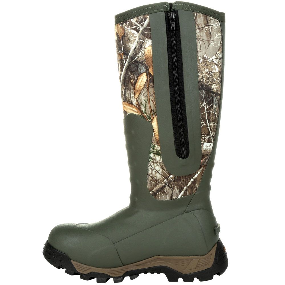 Rocky Sport Pro 1200G RKS0479 Womens Rubber Winter Boots Realtree Edge Back View