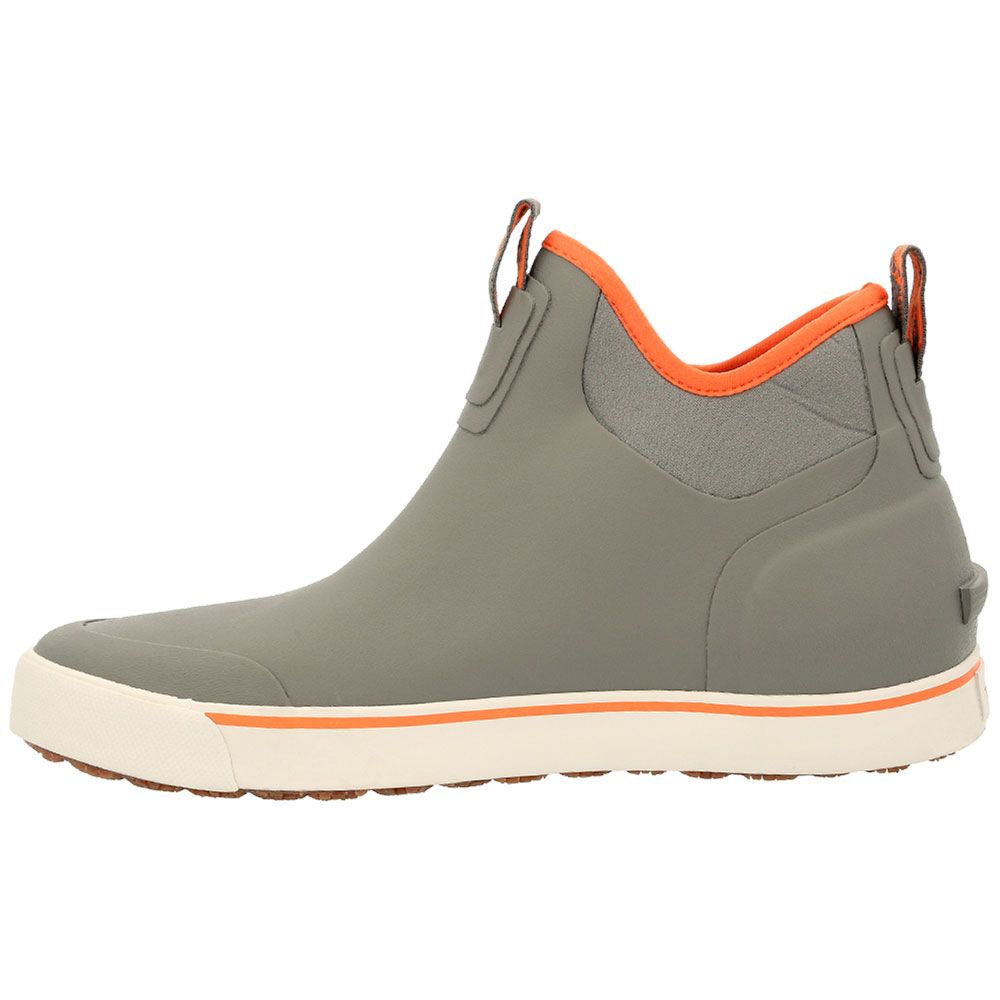 Rocky Dry Strike RKS0522 Mens Rubber Boots Charcoal Grey Orange Back View