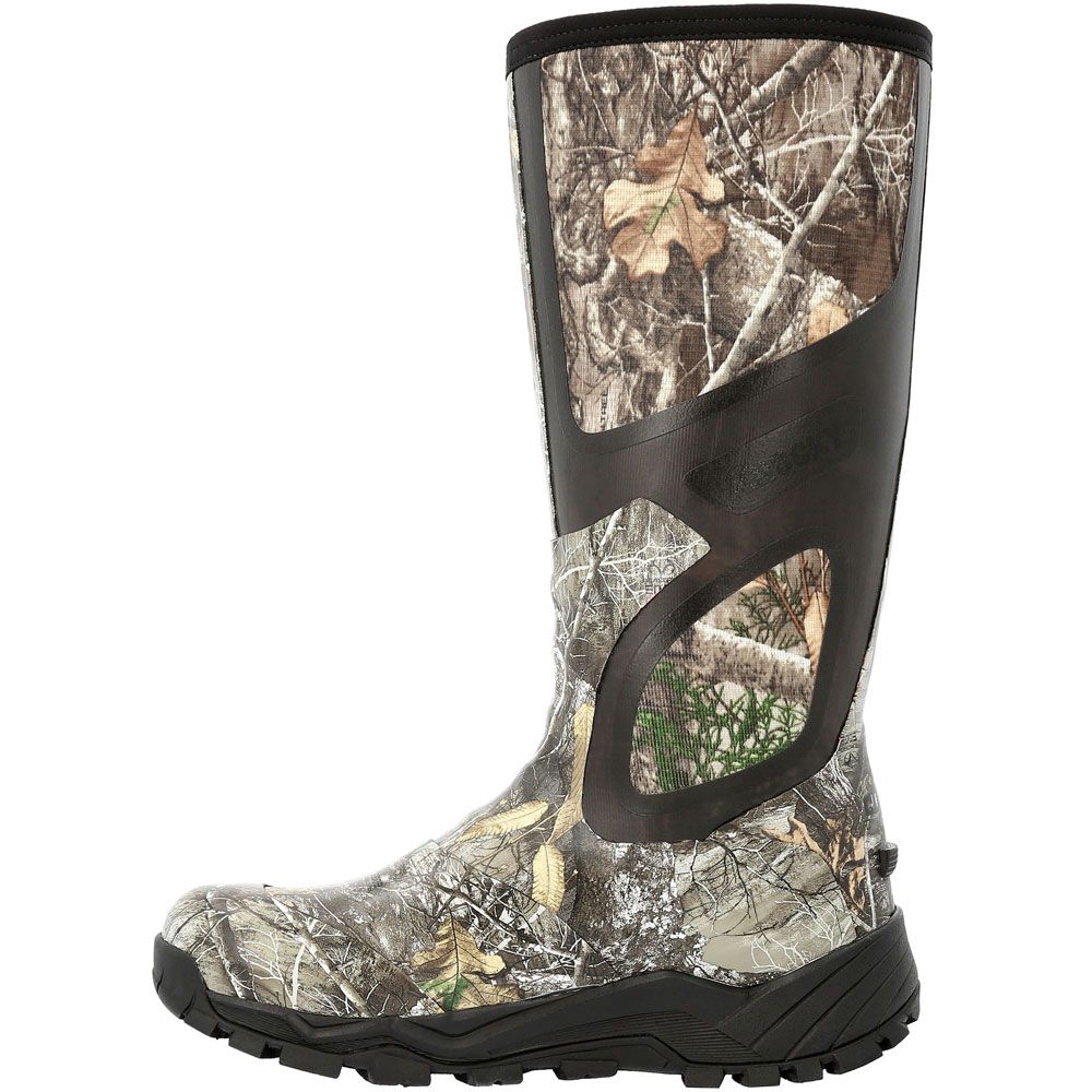Rocky XRB 1000G RKS0540 Mens Rubber Winter Boots Realtree Edge Camo Back View