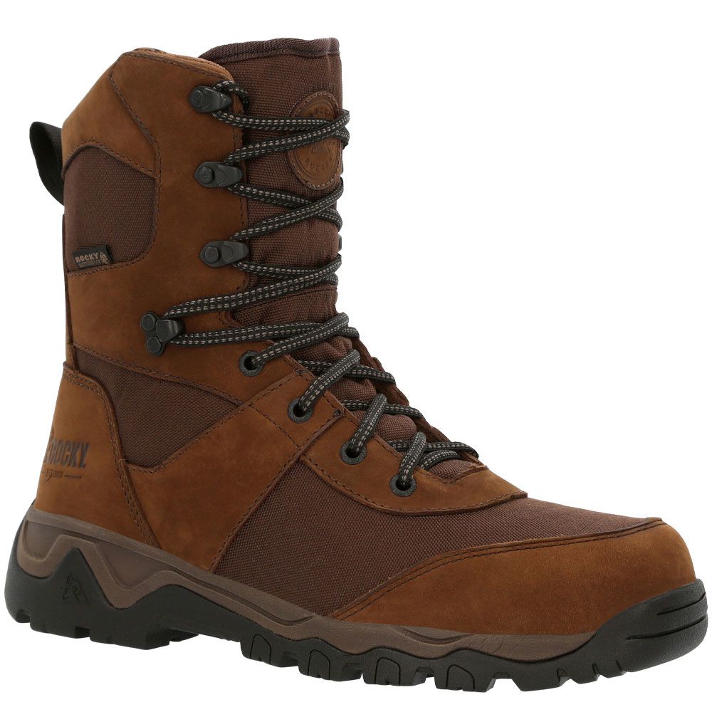 Rocky Men's Red Mountain Waterproof 400g Insulated Outdoor Boots, Size 9, Brown
