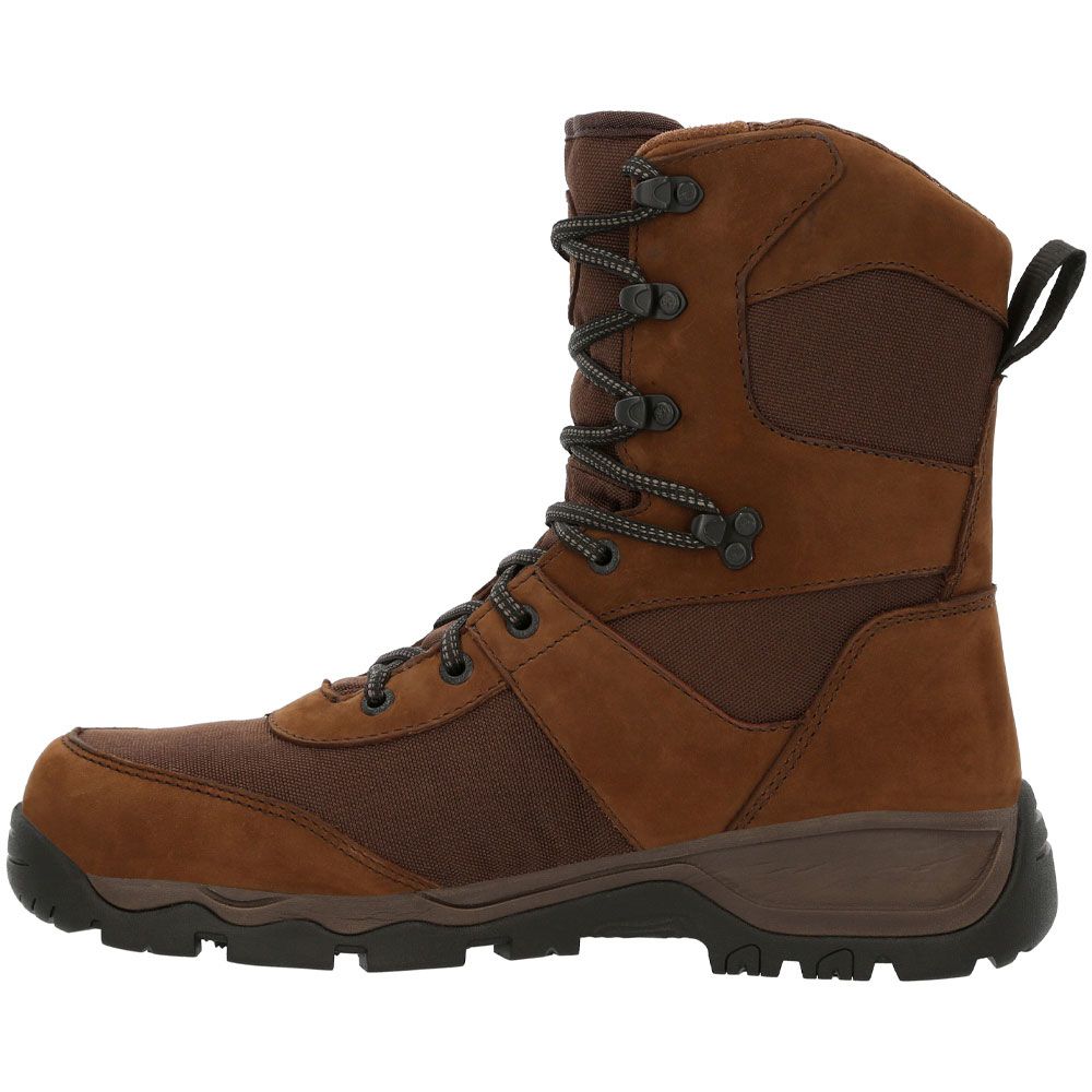 Rocky Red Mountain 400G RKS0546 Mens Winter Boots Brown Back View