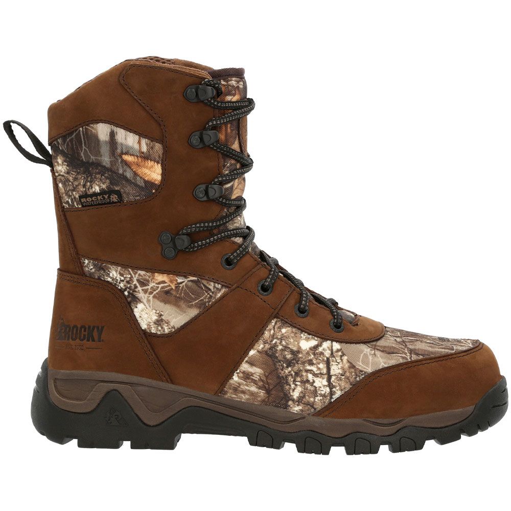 Rocky Red Mountain 800G RKS0547 Mens Winter Boots Realtree Edge Side View