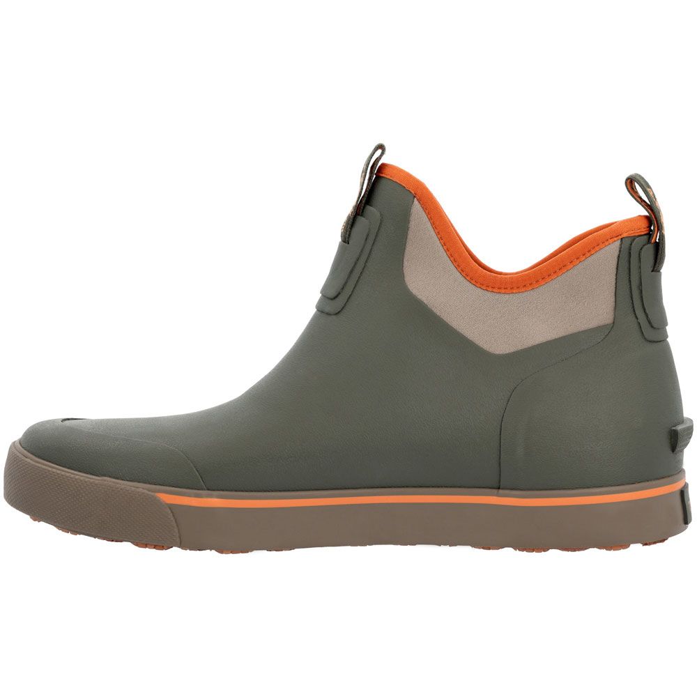 Rocky Dry Strike RKS0568 Mens Rubber Boots Olive Stone Back View