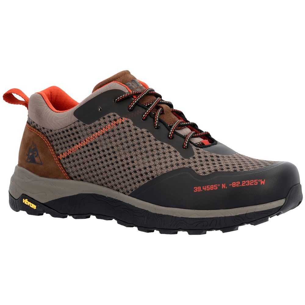 Rocky Summit Elite Lo RKS0572 Mens Non-Safety Toe Work Shoes Brown Red