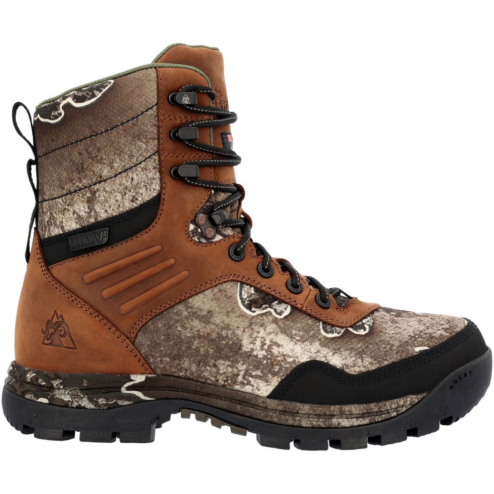 Rocky Lynx 400g RKS0593 Mens Insulated Winter Boots Weathered Tan White Side View