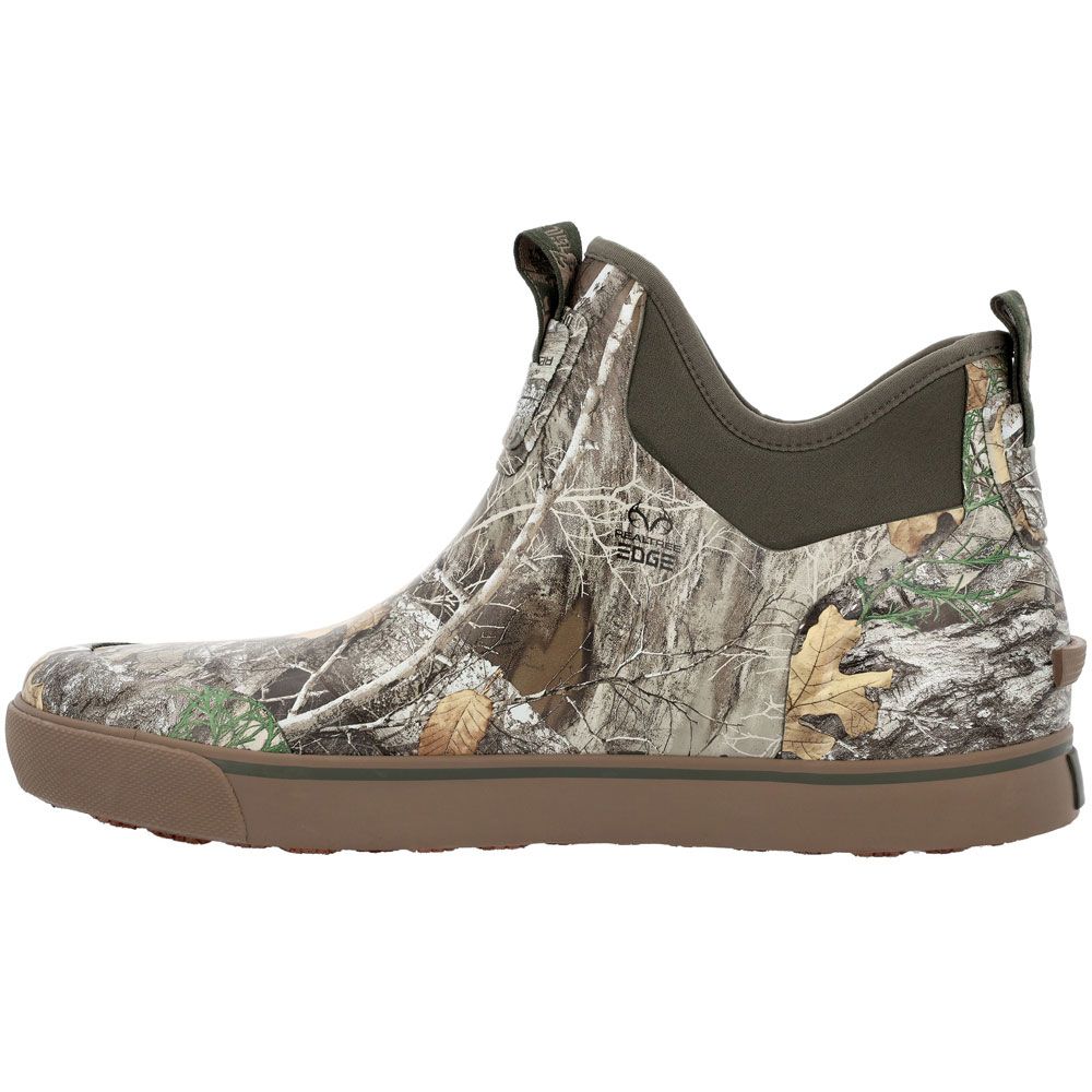 Rocky Dry-Strike Realtree RKS0599 Mens Rubber Boots Realtree Edge Back View