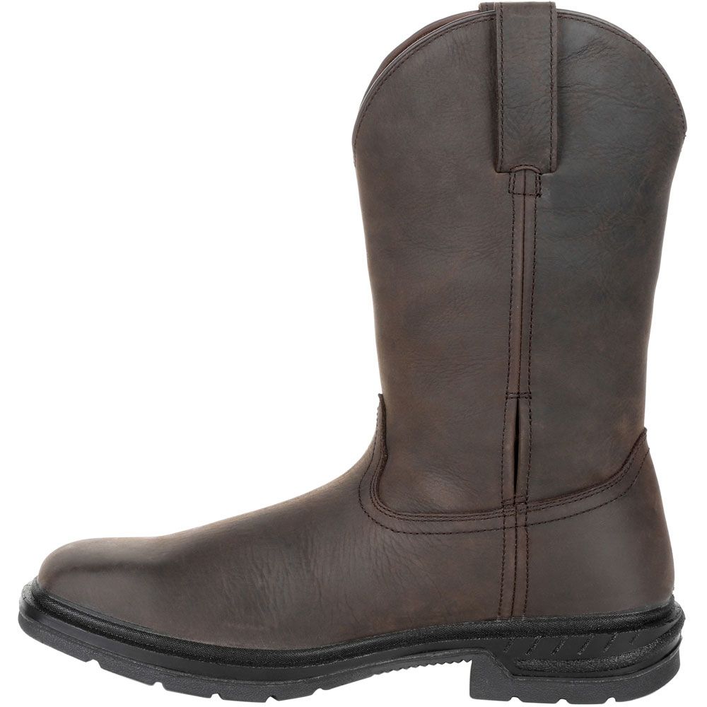 Rocky Rkw0276 Composite Toe Work Boots - Mens Brown Back View
