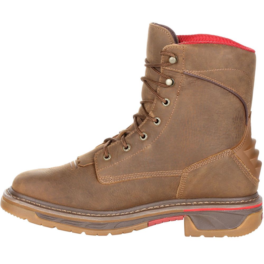 Rocky Rkw0286 Non-Safety Toe Work Boots - Mens Brown Back View