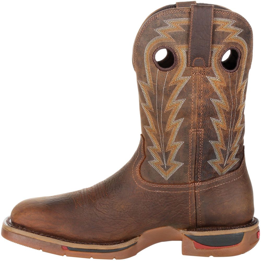 Rocky Rkw0303 Composite Toe Work Boots - Mens Brown Back View