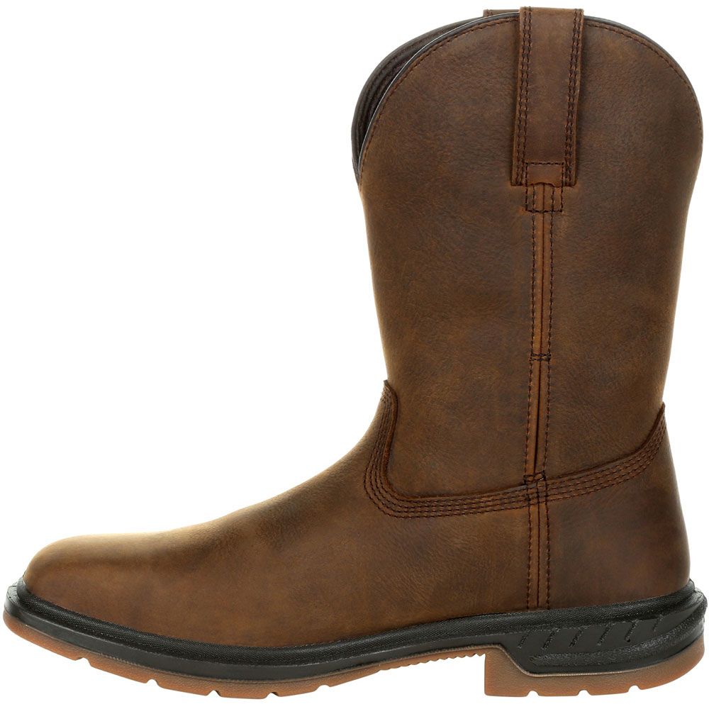 Rocky Rkw0325 Composite Toe Work Boots - Mens Brown Back View