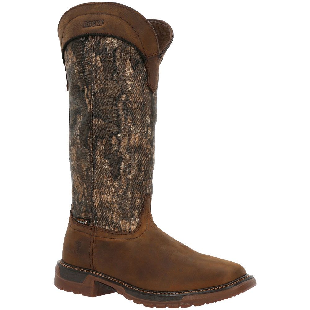 Rocky Original Ride FLX RKW0348 Mens Western Snake Boots Brown Camo