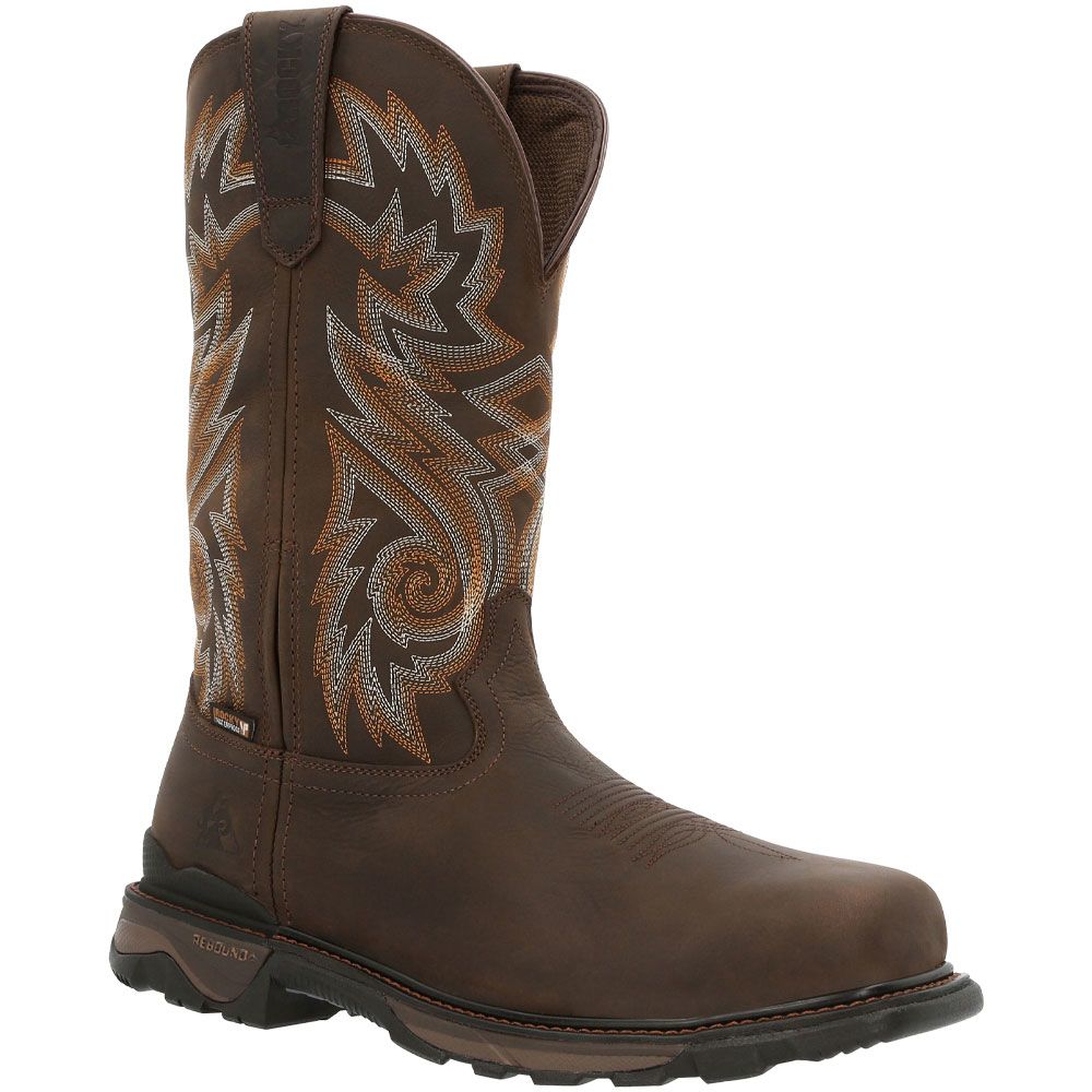 Rocky Rkw0353 Composite Toe Work Boots - Mens Brown