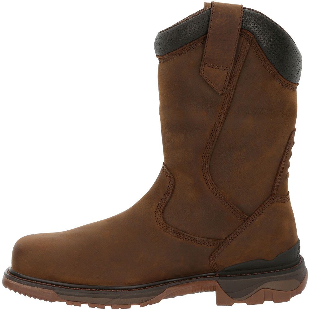 Rocky Rkw0354 Composite Toe Work Boots - Mens Brown Back View