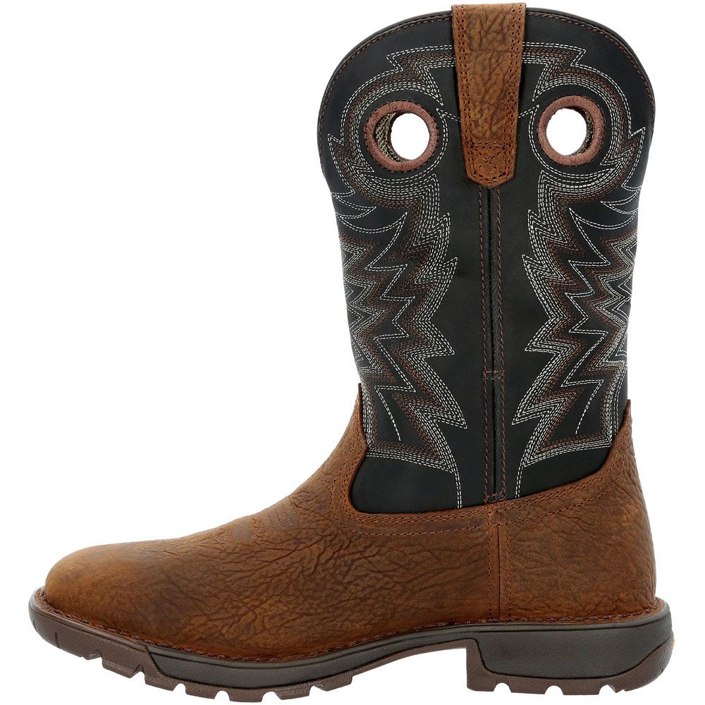 Rocky Legacy 32 RKW0356 Mens Safety Toe Work Boots Brown Back View