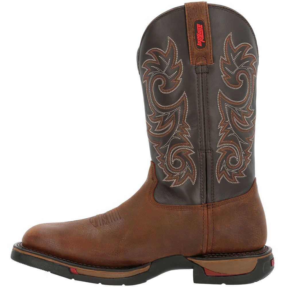 Rocky Rkw0359 Western Boots Shoes - Mens Coffee Back View