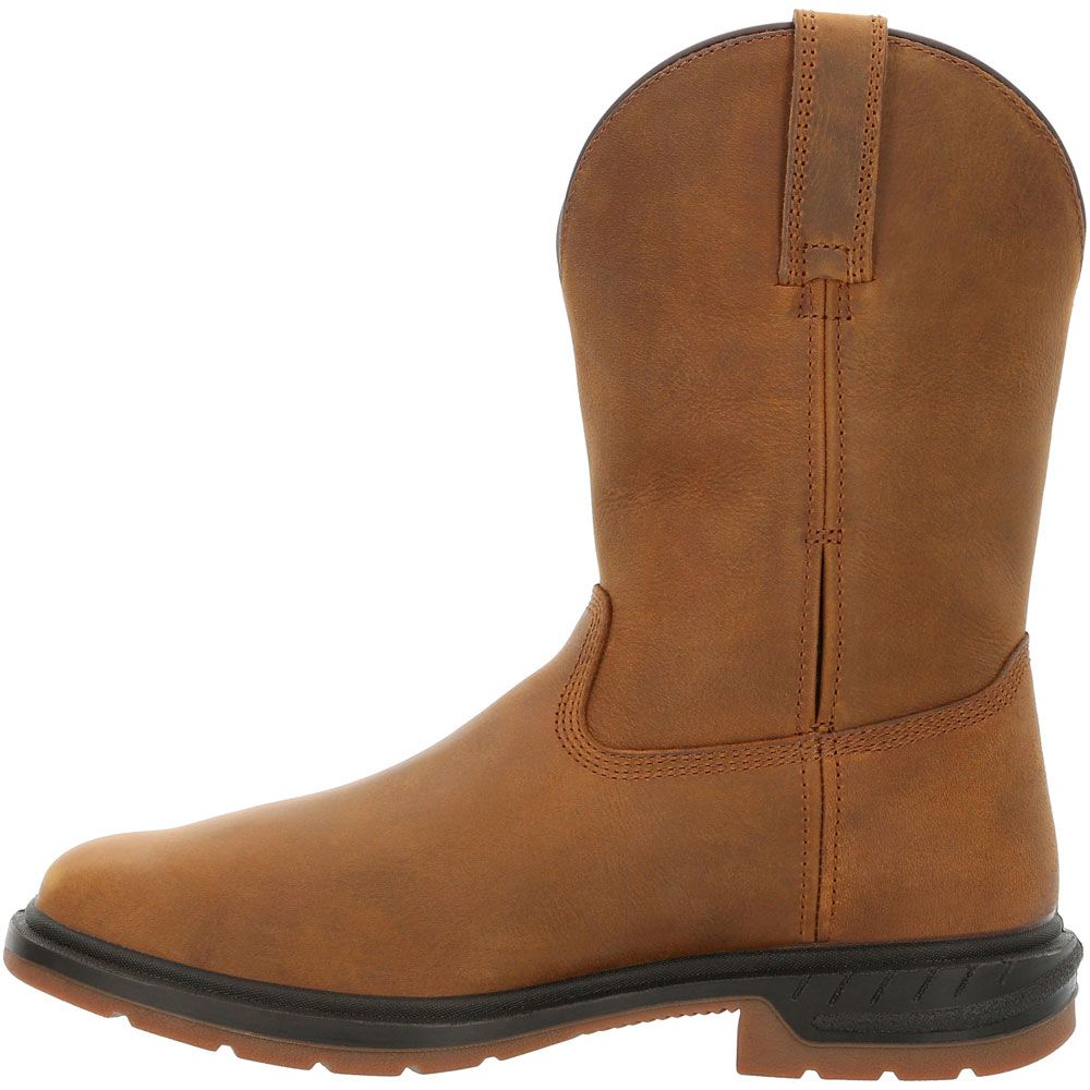 Rocky Rkw0360 Composite Toe Work Boots - Mens Brown Back View
