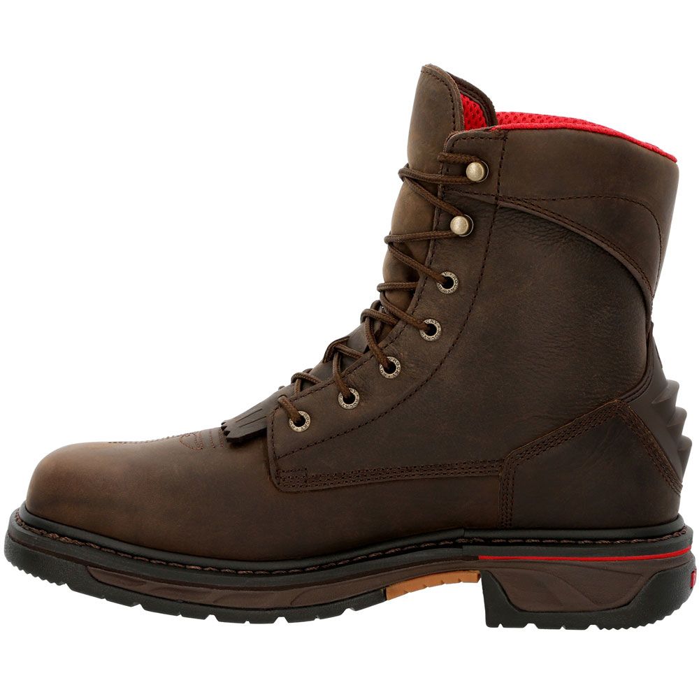 Rocky Rkw0361 Composite Toe Work Boots - Mens Brown Back View