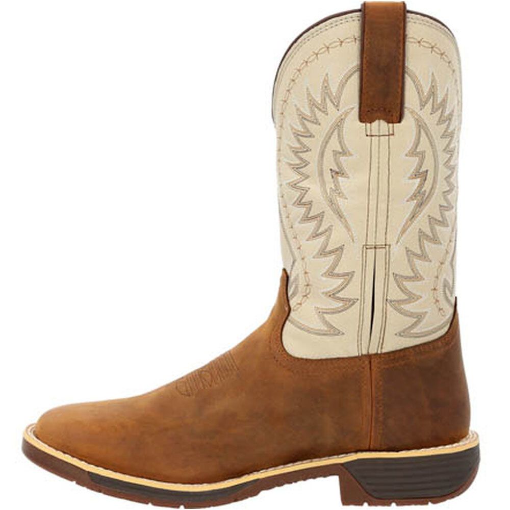Rocky Rugged Trail RKW0366 Mens Western Boots Brown Back View