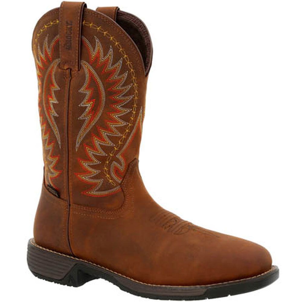 Rocky Rugged Trail RKW0370 Mens Western Boots Brown