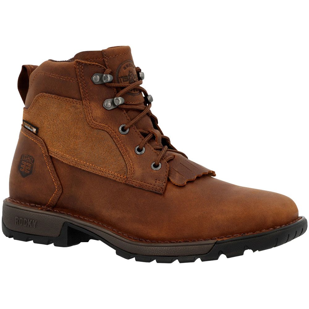 Rocky Legacy 32 RKW0382 Mens Non-Safety Toe Work Boots Brown