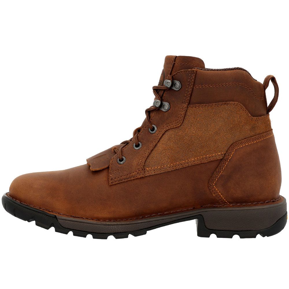 Rocky Legacy 32 RKW0382 Mens Non-Safety Toe Work Boots Brown Back View