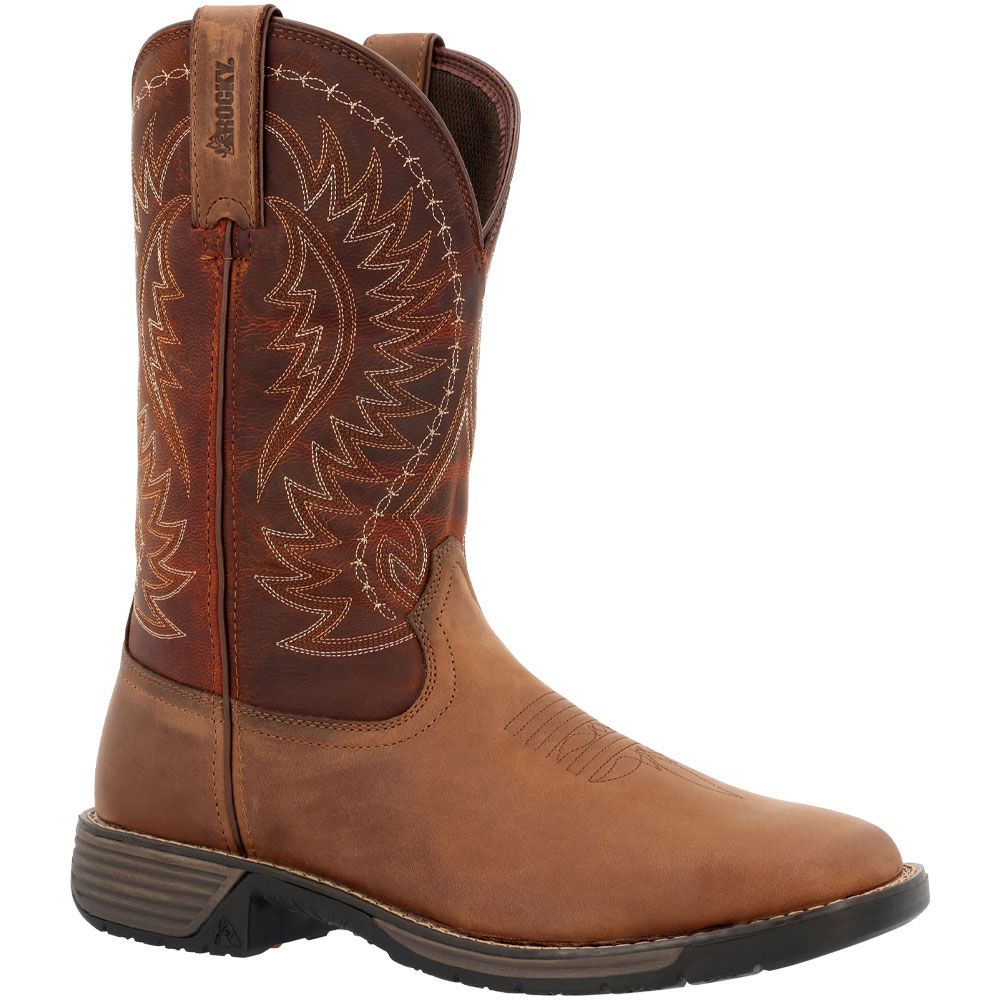 Rocky Rugged Trail RKW0383 Mens Western Boots Brown