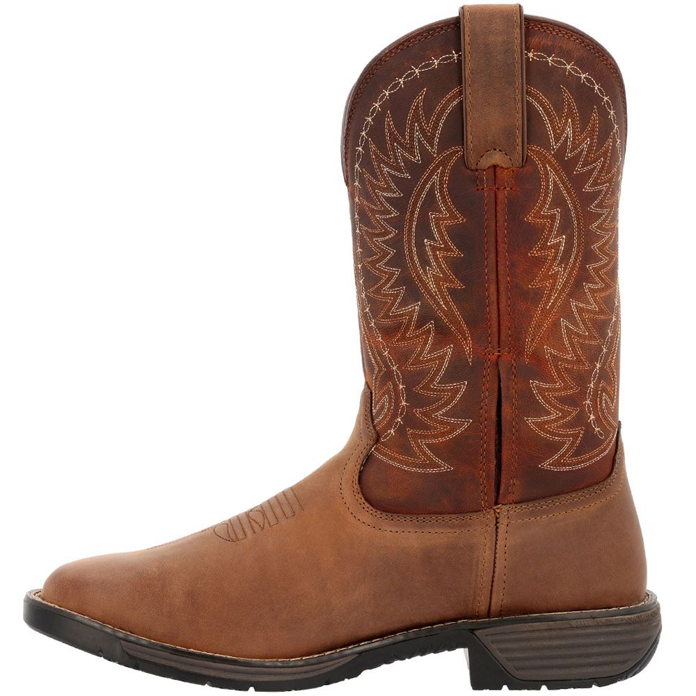 Rocky Rugged Trail RKW0383 Mens Western Boots Brown Back View